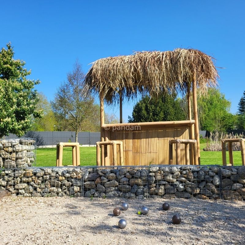 Bar en bambou paillotte