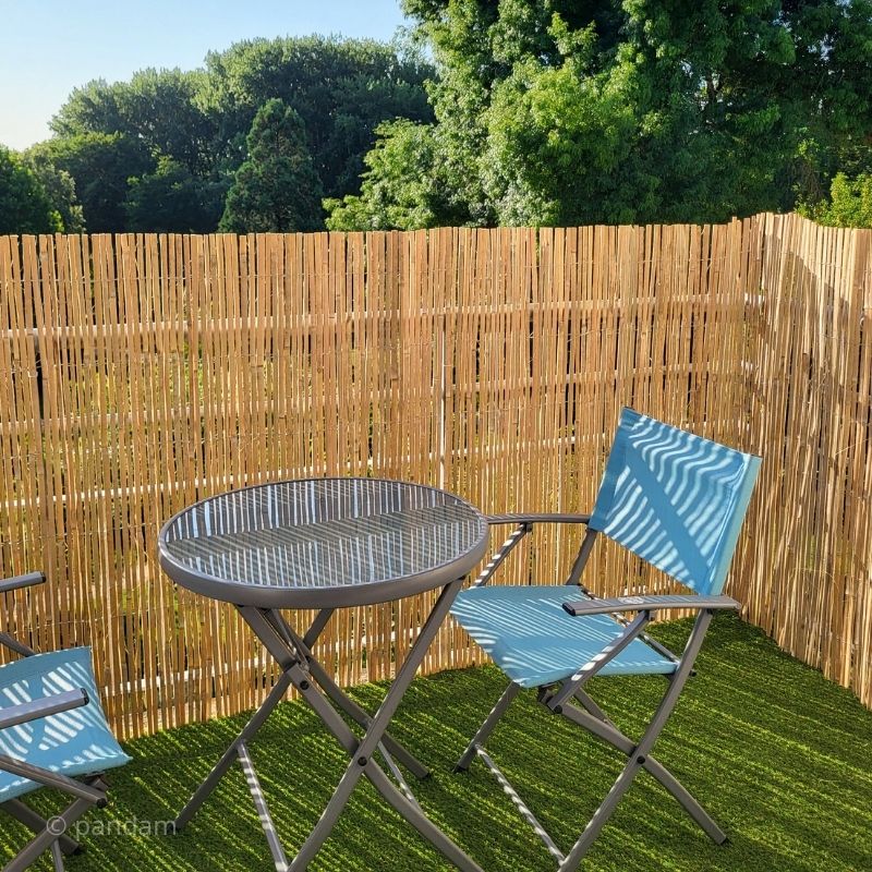 Canisse en bambou fendu | Rouleau de 6 mètres