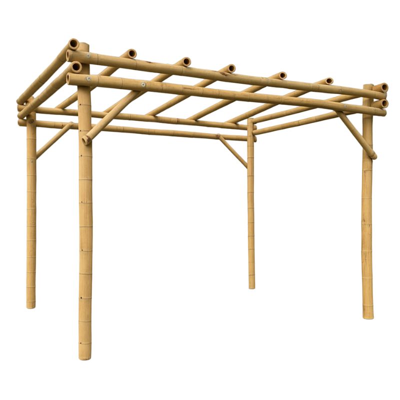 Kit pergola en bambou 3x3 mètres