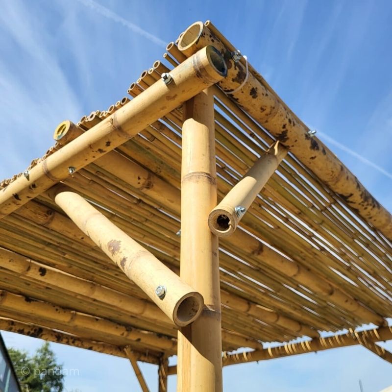 Pergola en bambou extérieur