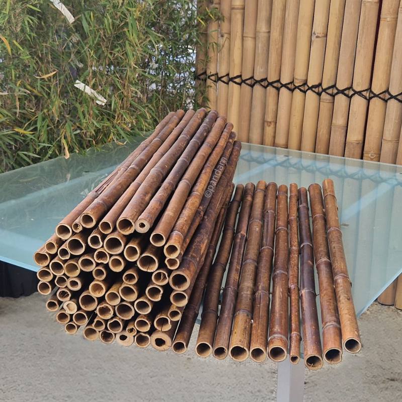 Clôture en Bambou Brise Vue Noire