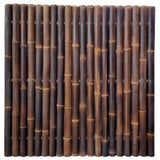 Panneau en bambou noir extérieur ou intérieur (Gros diamètre) | H180, 120 & 80 cm