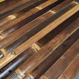 Lamelle de bambou noire - marron foncé