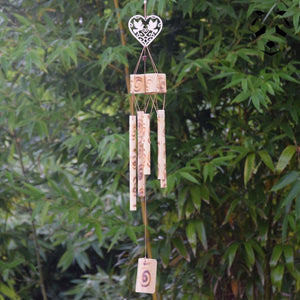 carillon bambou coeur