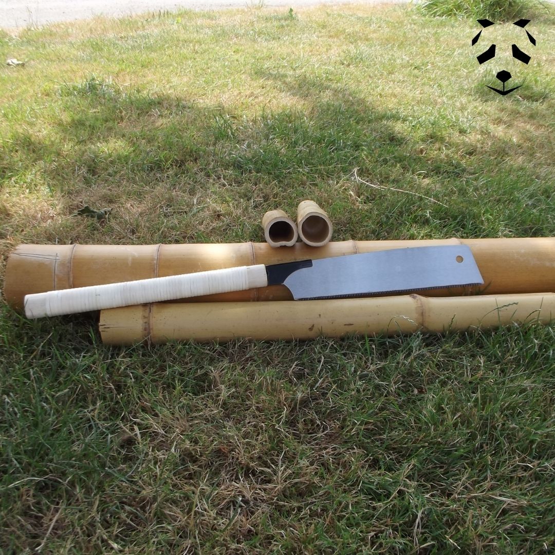 La scie japonaise permet de couper du bambou sec