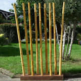 Paravent en bambou et bois pour intérieur ou extérieur